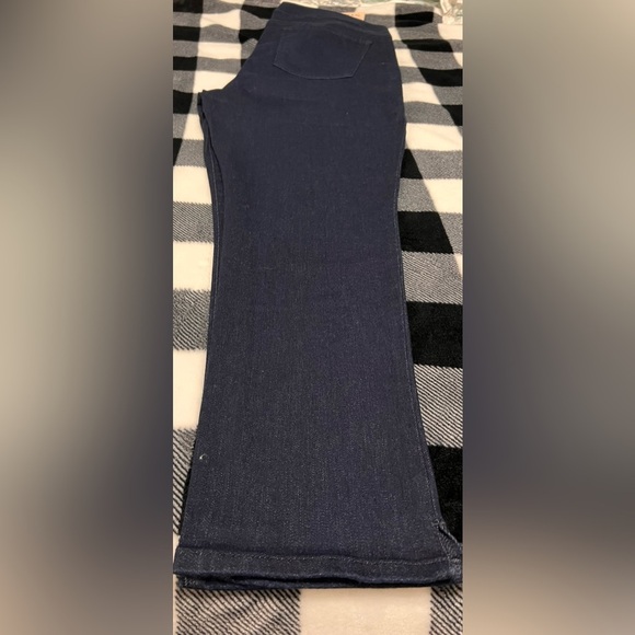 NYDJ NEW Size 14 Women’s Dark wash “Rinse” Pull On Skinny jeans with Ankle Slit - Picture 11 of 12